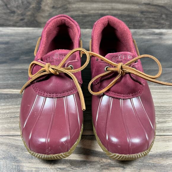 NEW Sperry Saltwater 1-Eye Duck Low Bootie Cordovan 7M - Picture 4 of 12
